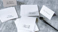 Load image into Gallery viewer, Calligraphy Place Cards image 2