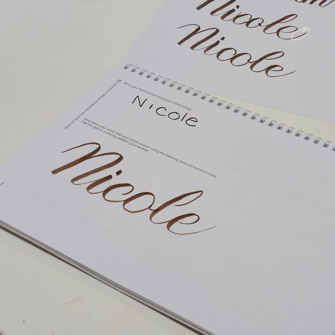 Brush Lettering Workshop ft Staedtler Pigment Arts Pens