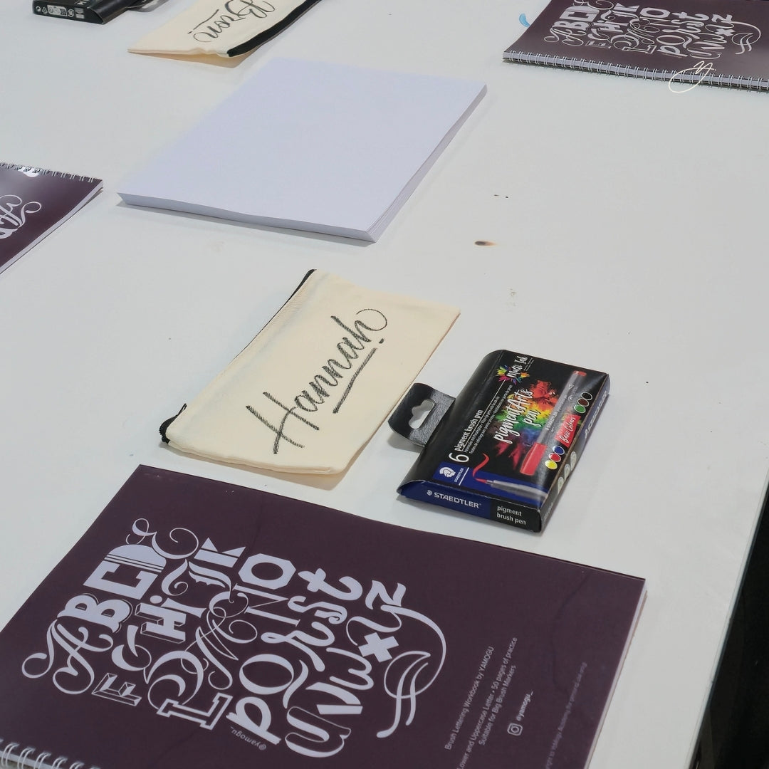 Brush Lettering Workshop ft Staedtler Pigment Arts Pens
