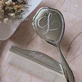 Load image into Gallery viewer, Personalised Silver Baby Brush & Comb Set – Engraved Christening & Newborn Gift
