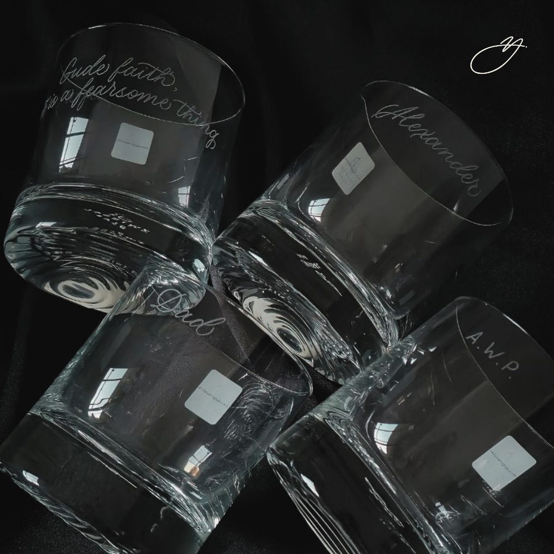 Personalised Whisky Glass Set (Set of 4)
