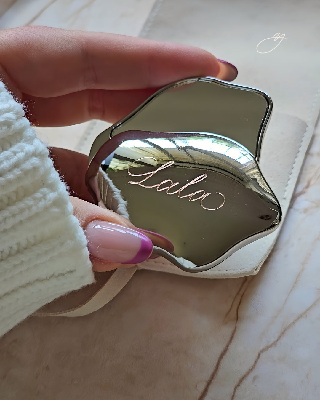 LIMITED EDITION Engraved Cloud Pocket Mirror