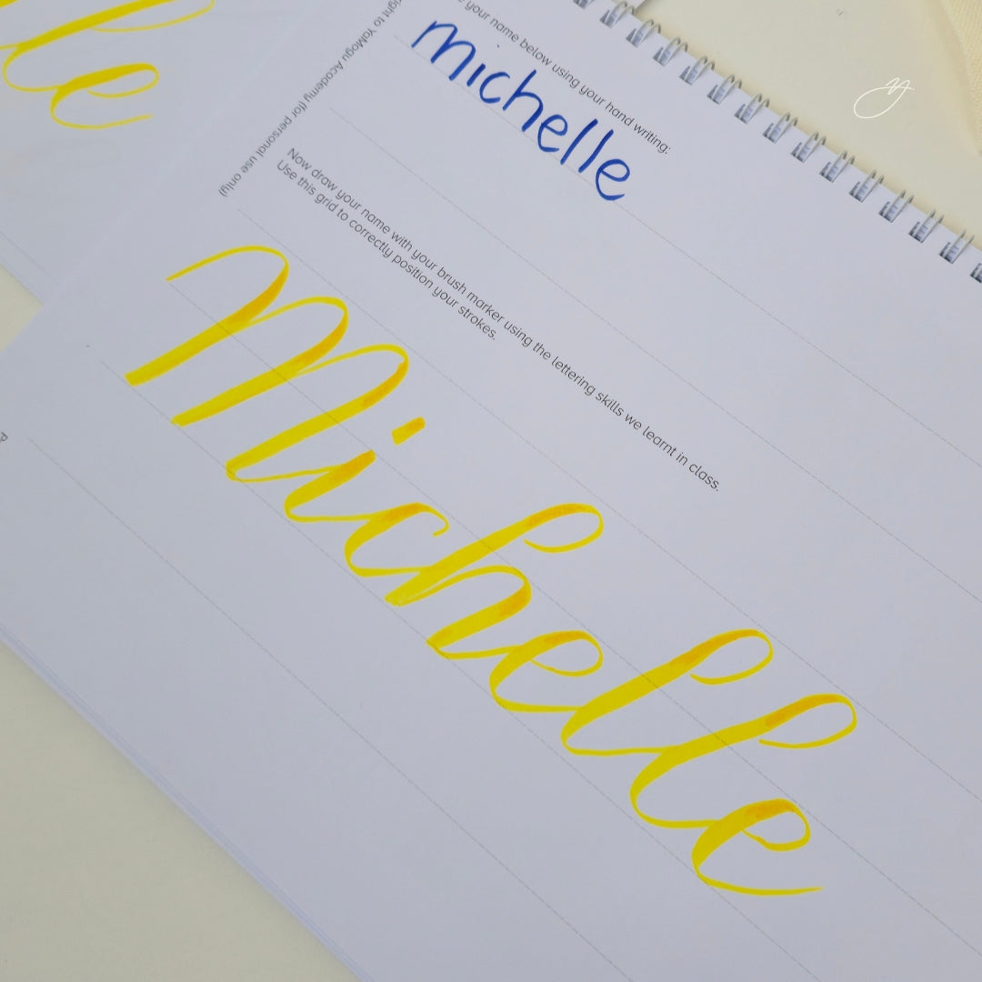 Brush Lettering Workshop ft Staedtler Pigment Arts Pens