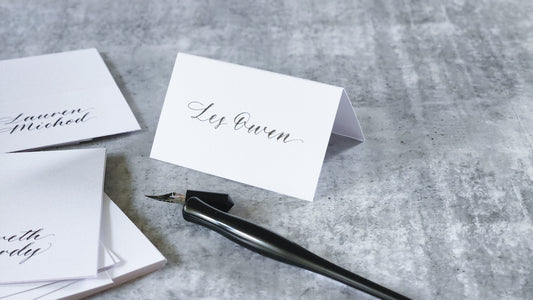 Calligraphy Place Cards image 1