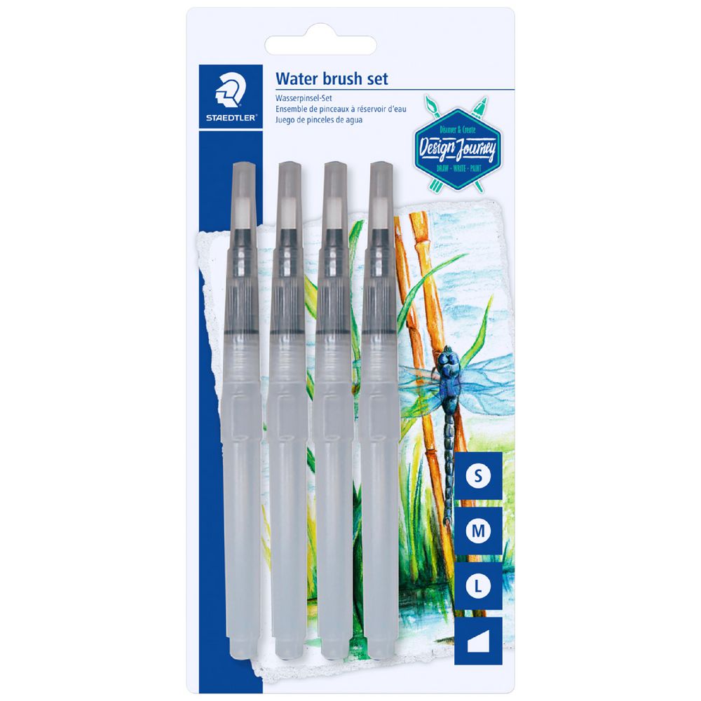 Staedtler Water Fillable Brushes 4 Pack image 0