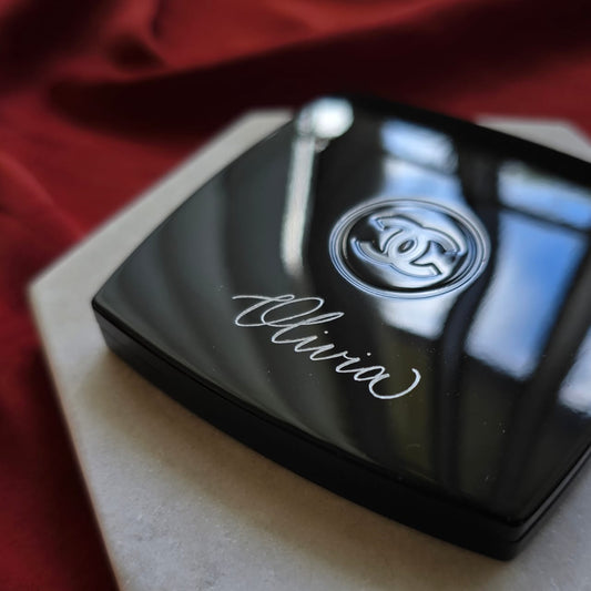 Engraving for Compact Mirror