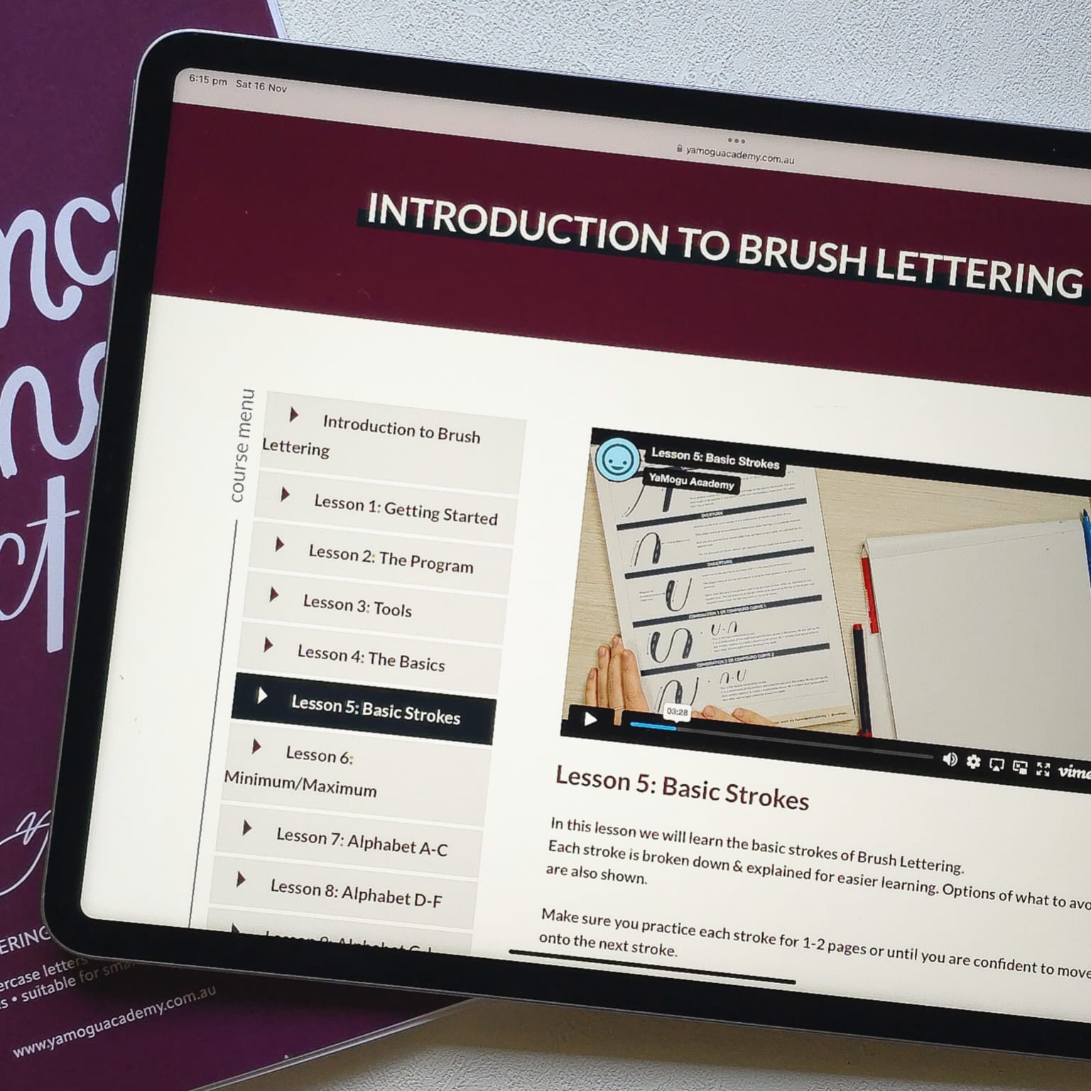 Online Brush Lettering Course image 0