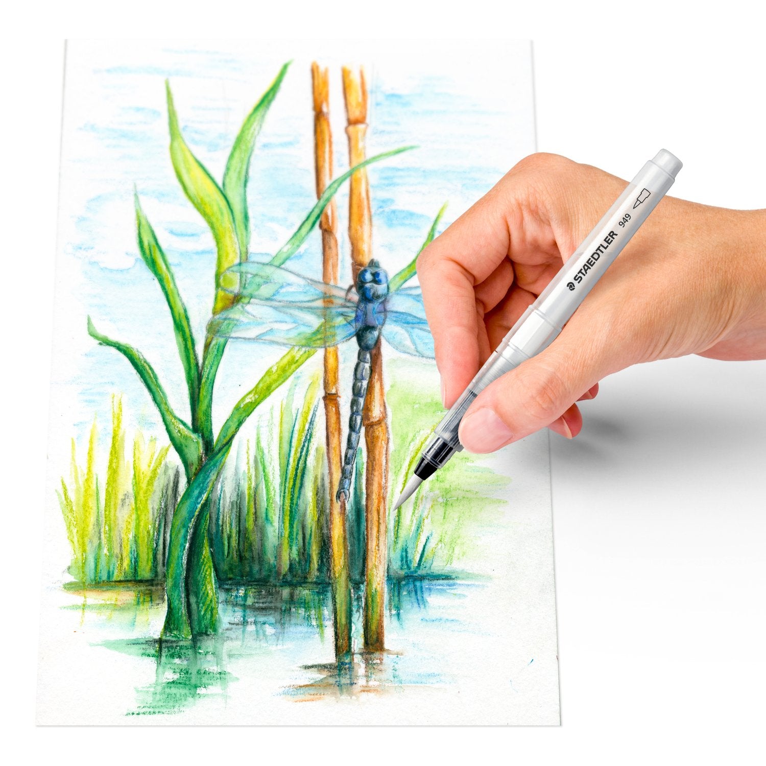 Staedtler Water Fillable Brushes 4 Pack