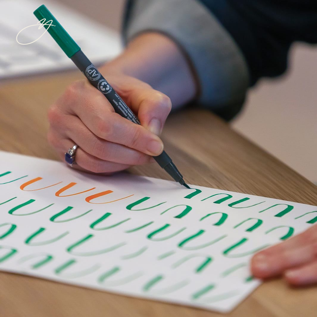 Brush Lettering Workshop ft Staedtler Pigment Arts Pens image 9