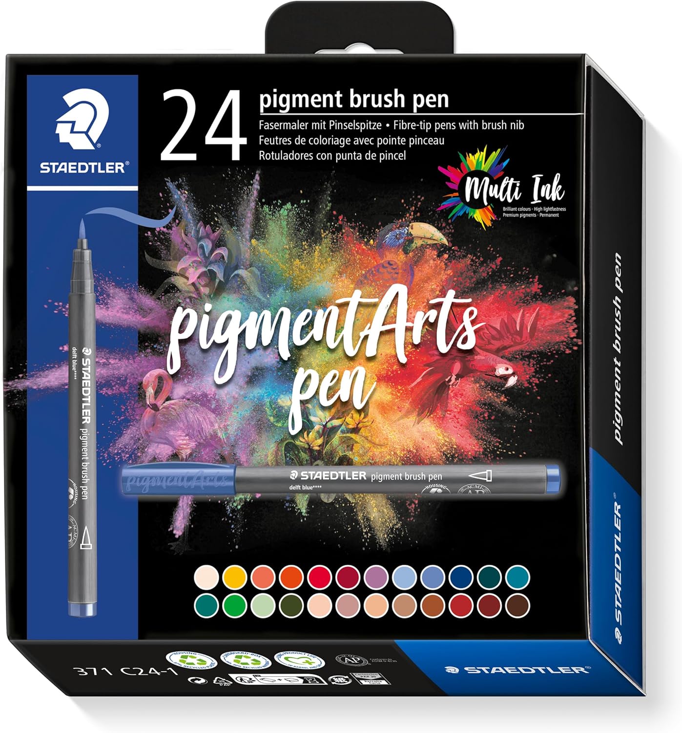 Staedtler Pigment Arts Brush Pens 24 Pack - Set #2 image 0
