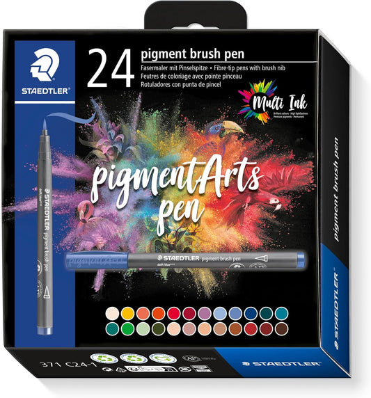 Staedtler Pigment Arts Brush Pens 24 Pack - Set #2 image 0