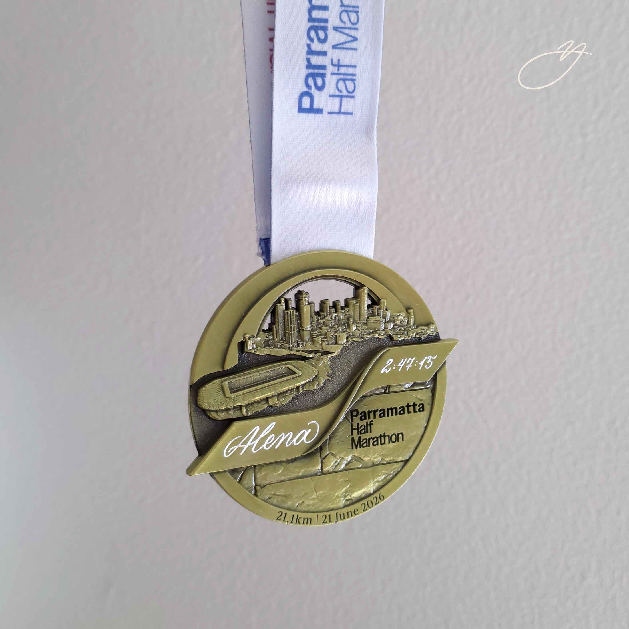 Running Medal Engraving